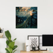 Poster “Twilight Fantasy” d'Edward Robert Hughes (Bureau à domicile)