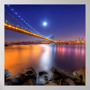 Poster Twilight, George Washington BridgePalisades, NON.