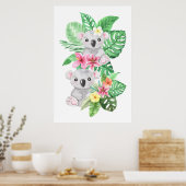 Poster Twin Baby Koalas (Cuisine)