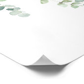 Poster Twin boys Bleu ballon bébé aspersion signe de bien (Coin)