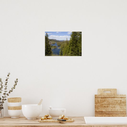 Poster Twin Lakes à Mammoth (Cuisine)