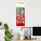Poster Twin Peaks : avant et après (Bureau à domicile)
