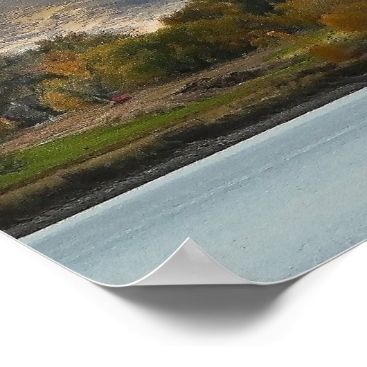 Poster Twin Peaks en automne (Coin)