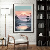 Poster Twin Peaks sous le soleil rosé