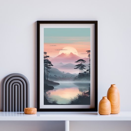 Poster Twin Peaks sous le soleil rosé