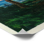 Poster Twin Rocks sur la côte de l'Oregon (Coin)