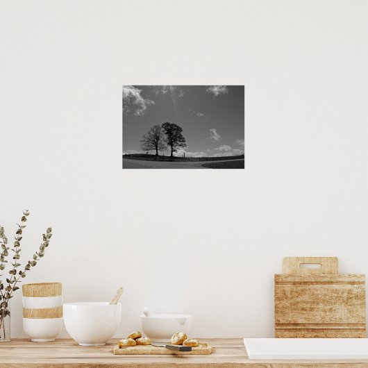 Poster Twin Trees Mountain Meadow (Cuisine)