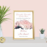 Poster Twinkle Little Star Unicorn Bébés sont doux traite<br><div class="desc">"Twinkle scintille petite étoile, savez-vous à quel point vous êtes aimé !" Joignez-vous à une fête car la future maman accueille sa petite étoile brillante dans le monde. Vous êtes cordialement invité à un baby shower à thème Twinkle Twinkle Little Star en l'honneur de la future mère et de son...</div>