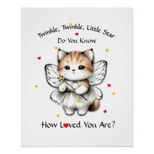 Poster Twinkle scintille petite étoile... baldaquin