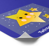 Poster Twinkle Twinkle Étoiles Souriantes (Coin)
