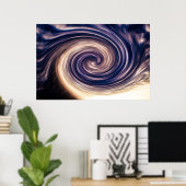 Poster Twirl Sky Abstrait (Bureau à domicile)