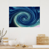 Poster Twirl Sky Abstrait (Cuisine)