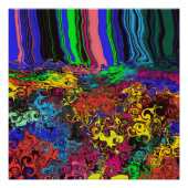 Poster Twirlers colorés Abstraits / Poussés / (Devant)