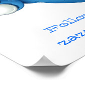 Poster Twitter Suivez-moi @ Votre Nom D'Utilisateur (Coin)