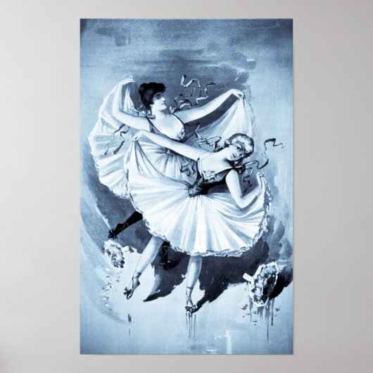 Poster "Two Ballerinas" (teinte sélénienne) (Devant)