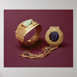 Poster Two bracelets, from the Tomb of Tutankhamun