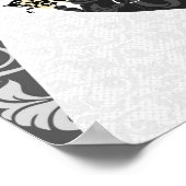 Poster Two Brides Wedding Day Botanical Damask Photo (Coin)