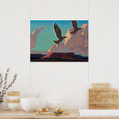 Poster Two Eagles, 1933 par Maynard Dixon (Cuisine)