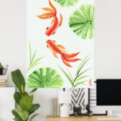 Poster Two goldfishes (Bureau à domicile)