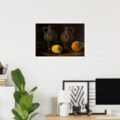 Poster Two Jars and Two Citrouilles par Vincent van Gogh (Bureau à domicile)