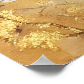 Poster  two white doves perched on a branch (Coin)