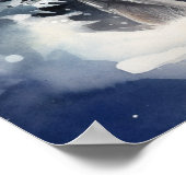 Poster Two Wolves in Winter (Coin)