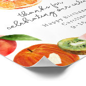 Poster Twotti Fruitti Cutie Citrus Fruit 2e anniversaire (Coin)