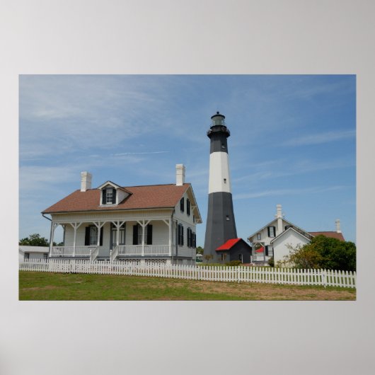 Poster Tybee Island Lighthouse (Devant)