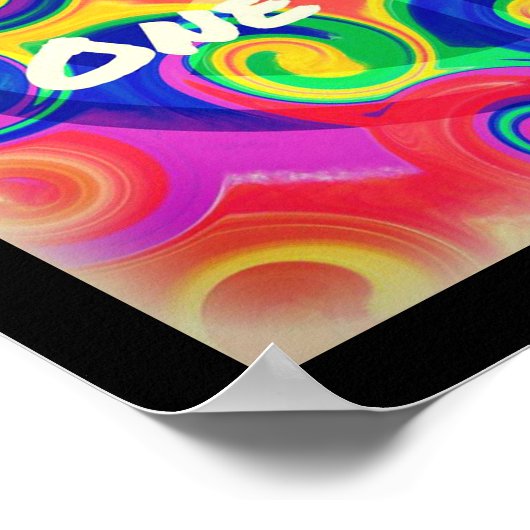 Poster Tye Dye Swirl (Coin)