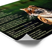 Poster Tyger, Tyger Print (Coin)