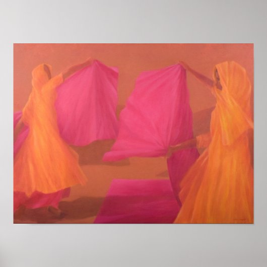 Poster Tying Saris (Devant)