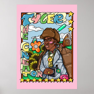 Poster Tyler The Creator Funky Portrait