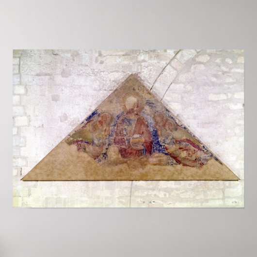 Poster Tympanum représentant la bénédiction du sauveur, 1 (Devant)