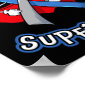 Poster Type 1 Diabète Superhéros Cadeau de sensibilisatio (Coin)