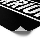 Poster Type 1 Guerrier du diabète - Sideways Sensibilisat (Coin)