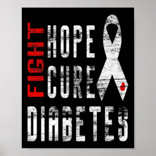 Poster Type 1 Sensibilisation au diabète - Cure Diabète