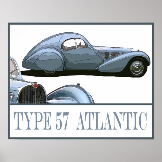 Poster Type 57 Atlantique (Devant)