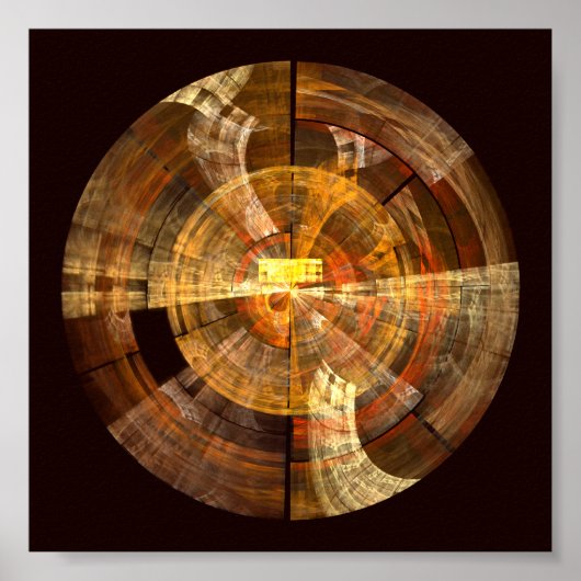 Poster Type abstrait d'intégrité (Devant)