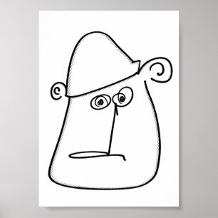Poster Type bizarre