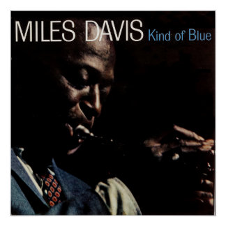 Poster Type de manche Blue LP