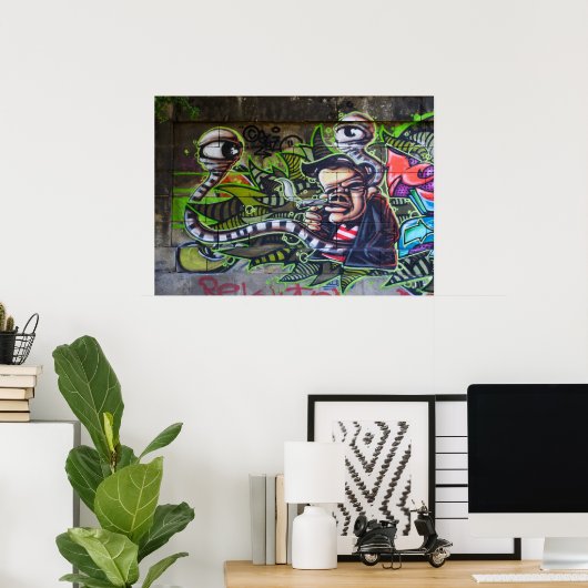 Poster Type de tabagisme cool (Bureau à domicile)