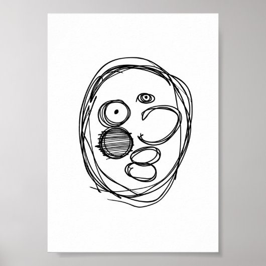 Poster Type désordonné (Devant)
