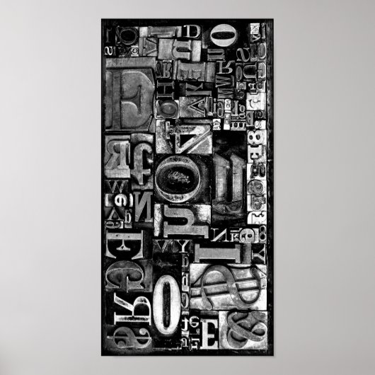 Poster Type d'impression (Devant)