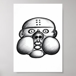 Poster Type rondouillard