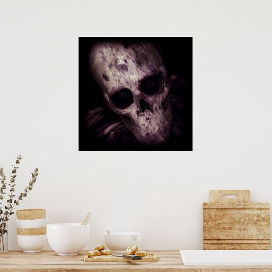 Poster Type Skull original (Cuisine)