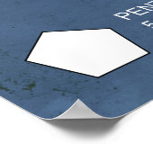 Poster Types d'affiches en polygones (Coin)