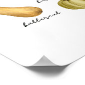 Poster types de citrouilles (Coin)