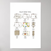 Poster Types de papier toilette (Devant)