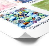 Poster Types de plages (Coin)