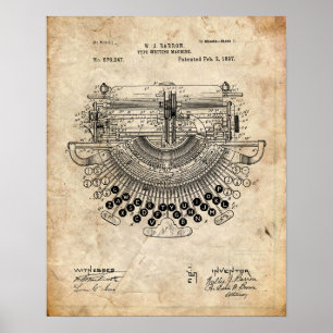 Poster Typewriter Patent